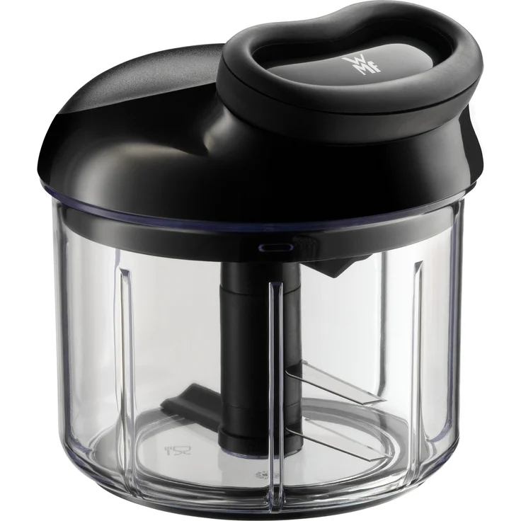 WMF Gemüseschneider manuell mit Seilzug, Multi-Zerkleinerer ideal für Gemüse, Zwiebeln, Knoblauch, Nüsse, Kräuter oder Obst, V 900 ml, Kunststoff – Bild 1