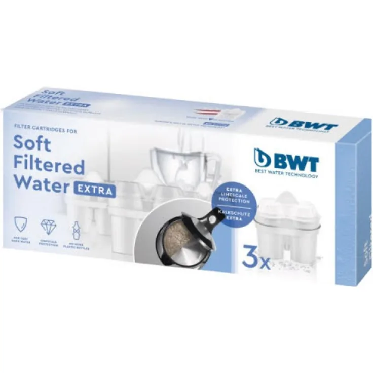 BWT Wasser Zu-Aufbereiter-Zubehör 814873 - Patrone Soft Extra 3er-Pack