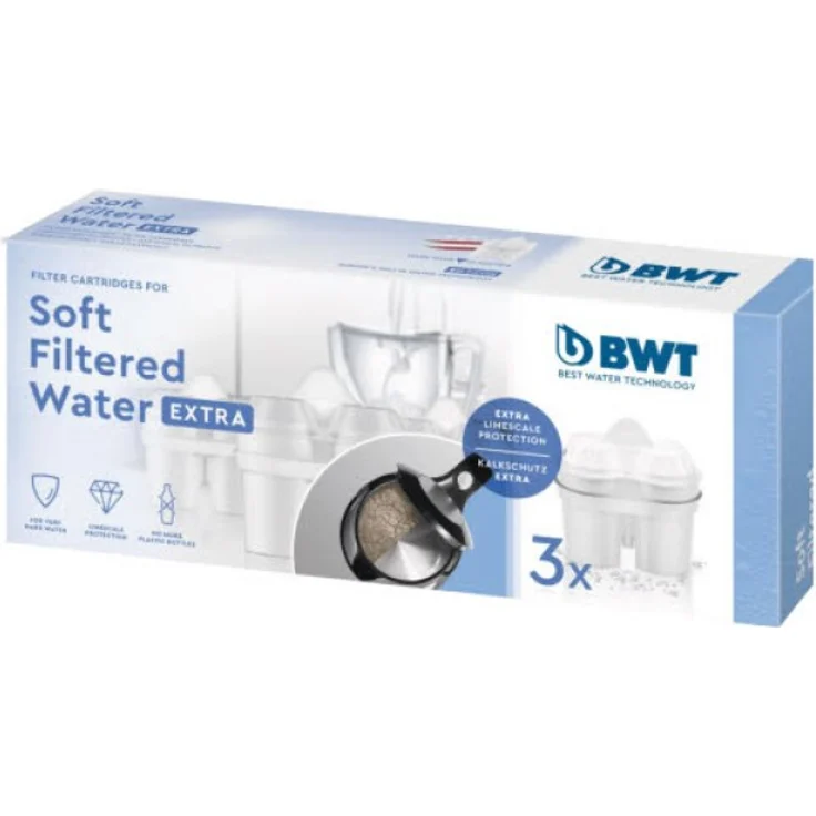 BWT Wasser Zu-Aufbereiter-Zubehör 814873 - Patrone Soft Extra 3er-Pack