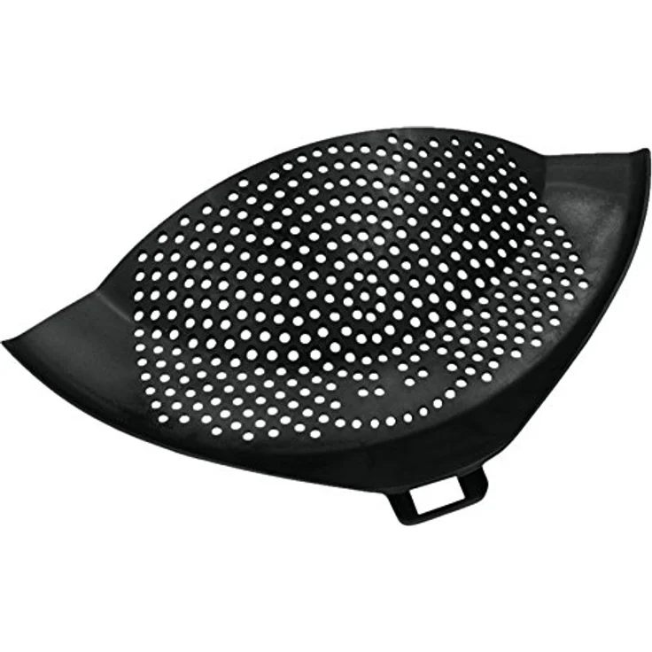 Metaltex 111502038 Abgießhilfe ''Clip On'' mit Halteclip, Kunststoff, schwarz, 28 x 14 x 1,5 cm