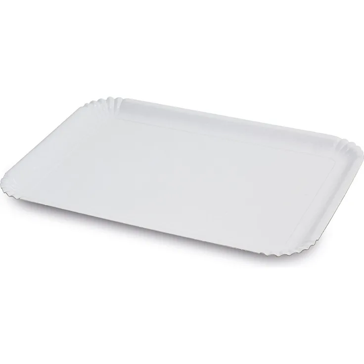 Guardini 2438143 Packung 2 Tabletts, rechteckig, 43 x 33 cm, weiß, 2 Stück