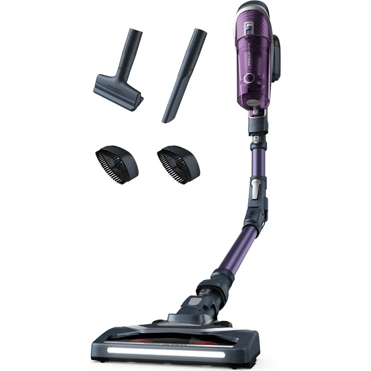 Rowenta RH9639WO X-Force Flex 8.60 Allergy Handstaubsauger, 35 min Akkubetrieb, Zyklon-Technologie, Akkuwechsel-Option, abklappbarer Griff, lila – Bild 1