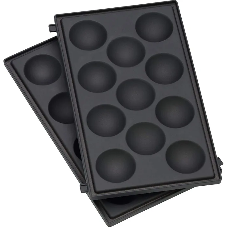 WMF Lono Snack Master Muffin Platten-Set, Zubehör, 2 abnehmbare Plattensets, antihaftbeschichtet