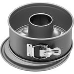 Kaiser Inspiration, Mini-Springform 18 cm, rund, 2 Böden, Flach- und Rohrboden, runde Backform, antihaftbeschichtet, für 1-2 Rezeptportion, auslaufsicher