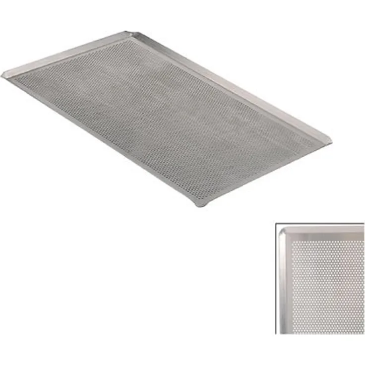 DE BUYER 7367.53 Backblech, Mit Kanten Aus Aluminium 53Cm