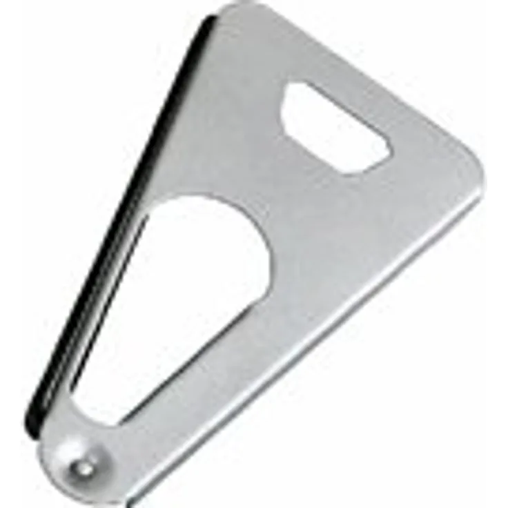 Westmark Vielzwecköffner mit Gummi-Lippe, Glas- und Flaschenöffner-Deckelöffner, Länge: 17 cm, Stahl-Gummi, Twist, Silber, 10502270