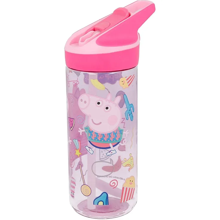 PEPPA PIG Trinkflasche Tritan Premium Haze'Home Unisex Erwachsene, Komposit, Schwarz