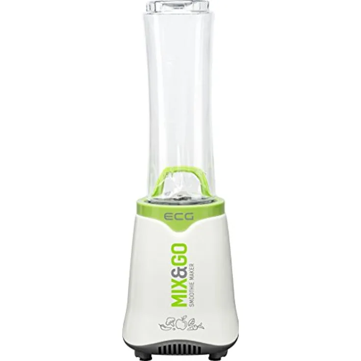 ECG SM 3510 Mix&go Smoothiemaker, 350W, 0,57L Behälter, grün, weiß