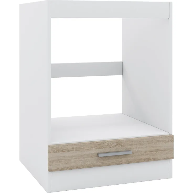 Ofenschrank für Einbauherd 60cm Sonoma Eiche Unterschrank Backofen Kochfeld