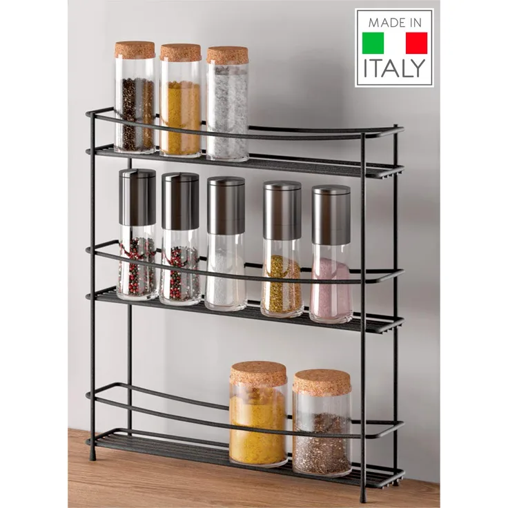 Kumino Lava Gewürzregal 3-Etg. 35x8x37cm TouchTherm