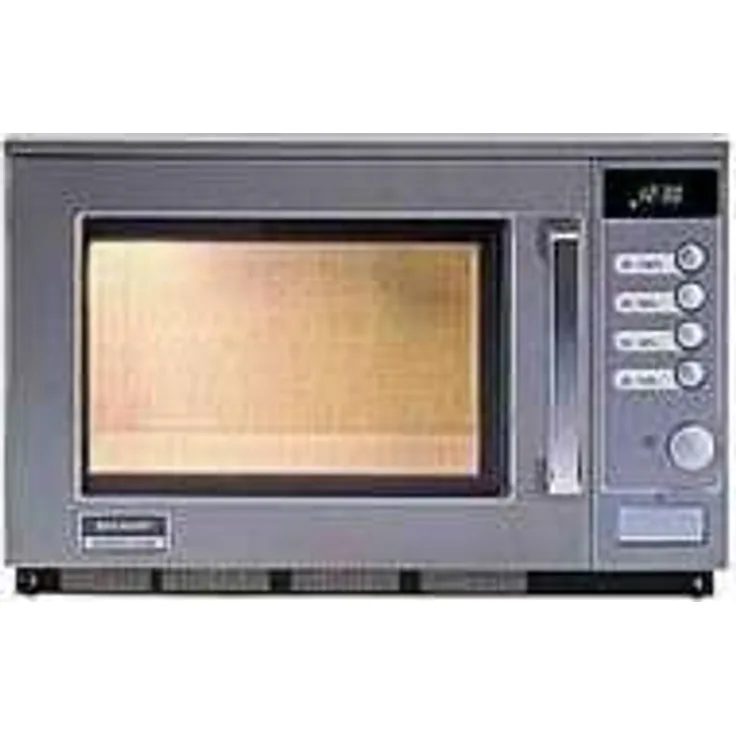Sharp R-25AM Mikrowelle, Standgerät, 20 Liter Garraum, 2100 Watt, silber