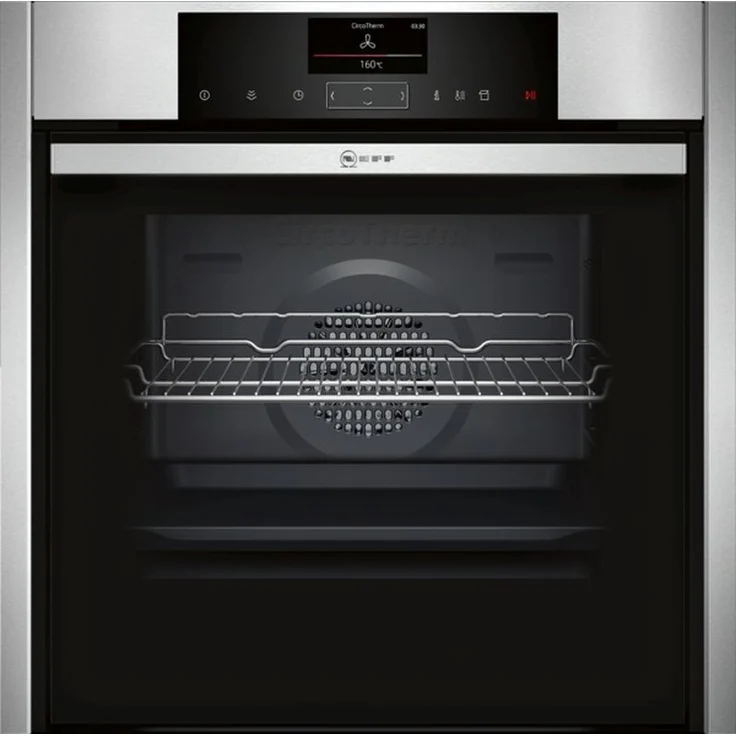 Neff B45VR22N0 (BVR 4522, Backofen, A+, Einbaugerät, elektrisch, Volumen 71 l, Breite 59,6 cm, Selbstreinigung hydrolytische Selbstreinigung, Heißluft, Heißluft Eco, Ober-Unterhitze (konventionell) – Bild 1