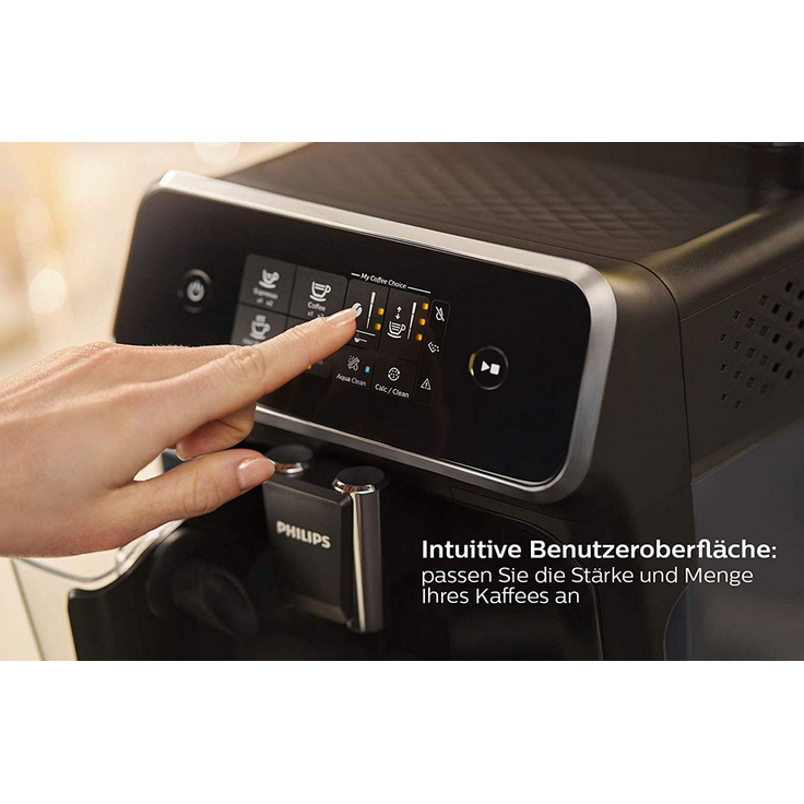 Philips 2200 Serie EP2231-40 LatteGo Kaffeevollautomat mit integriertem Mahlwerk, 3 Kaffeespezialitäten, schwarz – Bild 6