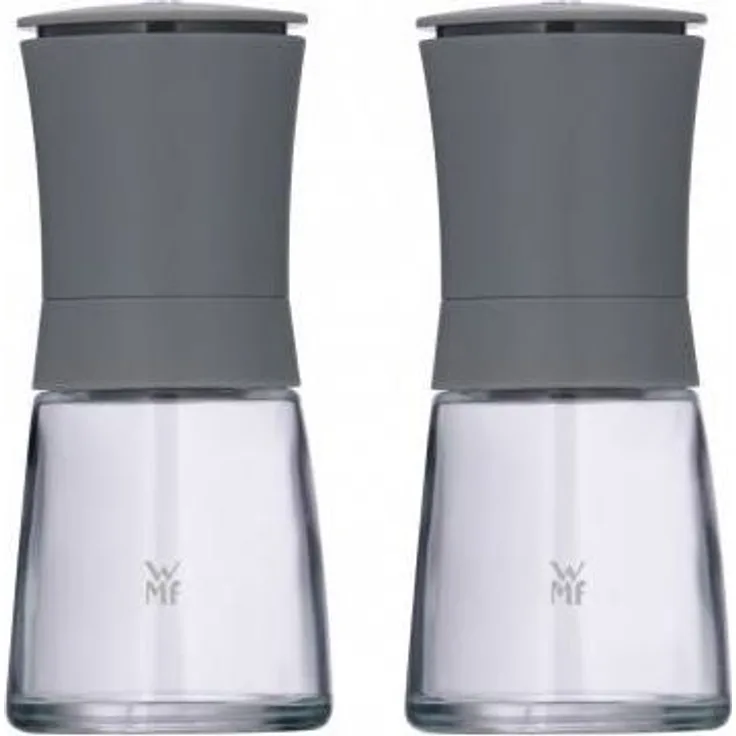 WMF Gewürzmühlen-Set 2 Stück Trend Edition Keramikmahlwerk grau