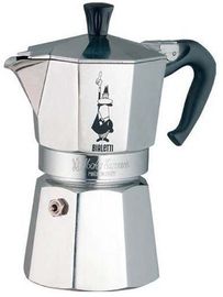 Bialetti Moka Express Espressokocher, Aluminium, metallic, 4 Tassen