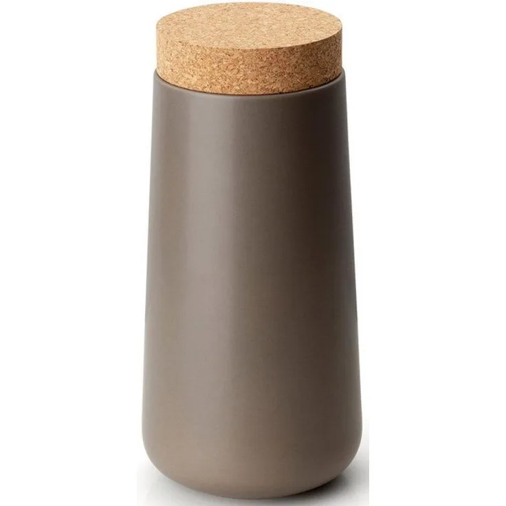 Continenta Vorratsdose, Keramik, Kork, (1-tlg), 12 x 26 cm, braun