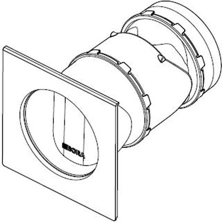 Bora Ecotube 3box Mauerkasten rund UEBR