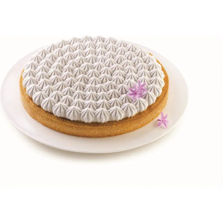 Silikomart 23.201.13.0065 Kit Tarte Tarteform, Meringué, 24 cm, Kunststoff, metall