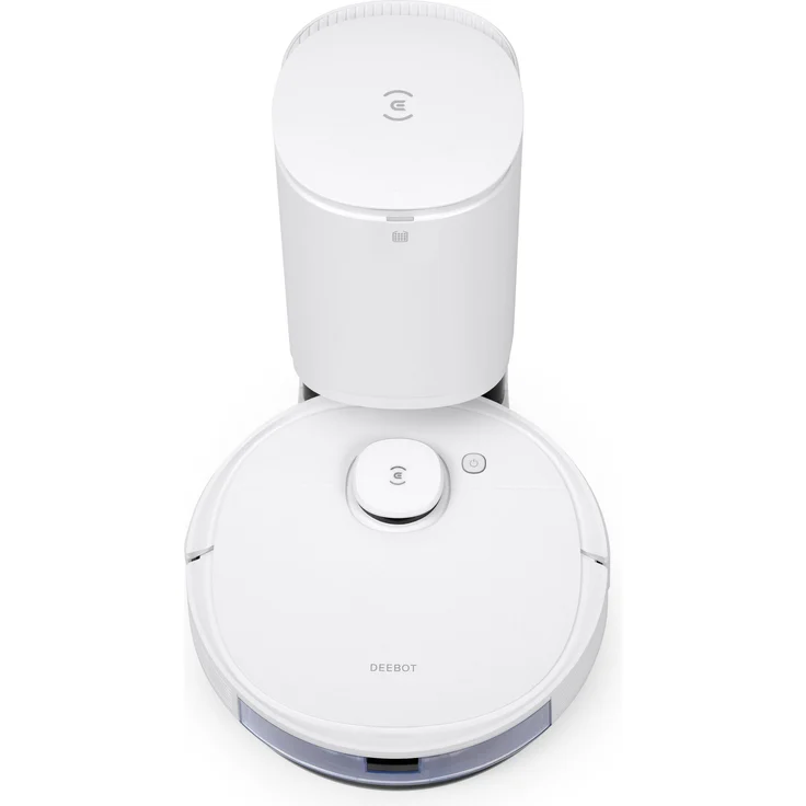 Ecovacs Deebot N8 Pro+ Saugroboter mit Wischfunktion und Absaugstation, TrueDetect 3D Technologie, 110 min Akkubetrieb, weiß – Bild 2