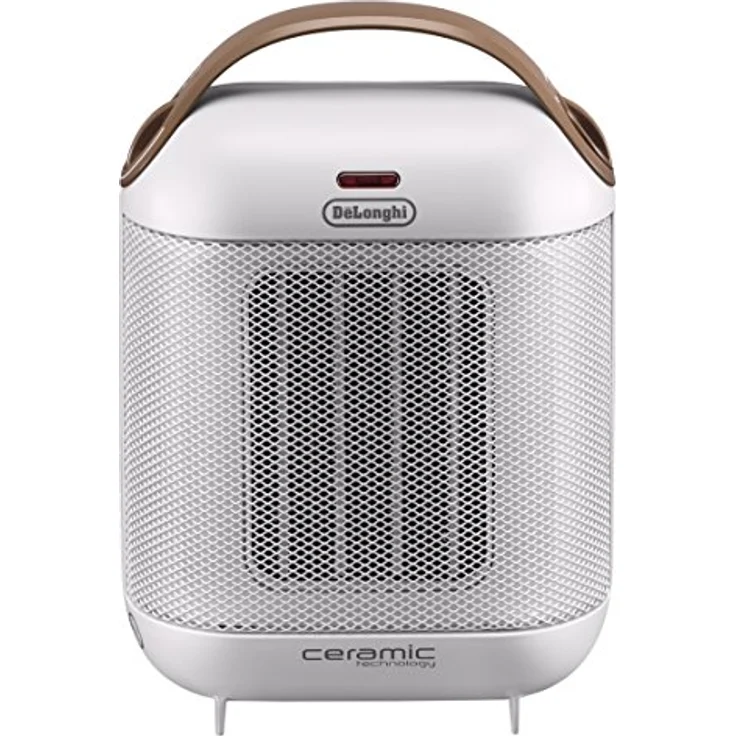 De'Longhi HFX30C18.IW Keramik-Heizgerät | Mobile Heizung für schnelle und punktuelle Wärmeversorgung | 2 Leistungsstufen | Anti-Frost-Funktion | 1.800 W Leistung | Weiß, Heizlüfter – Bild 1