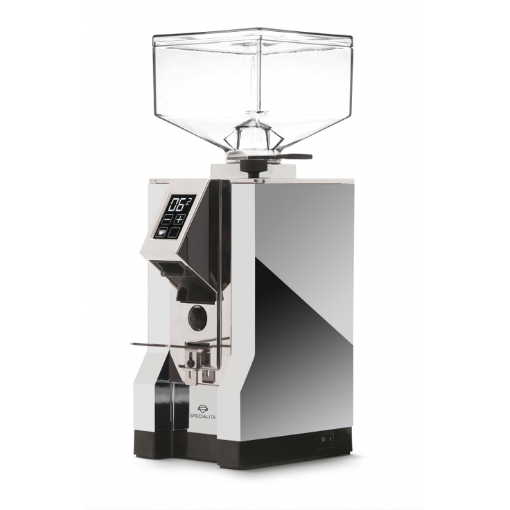 Eureka New Mignon Specialità Espressomühle 55mm Mahlwerk 2er Digitaltimer, Chrom 16CR