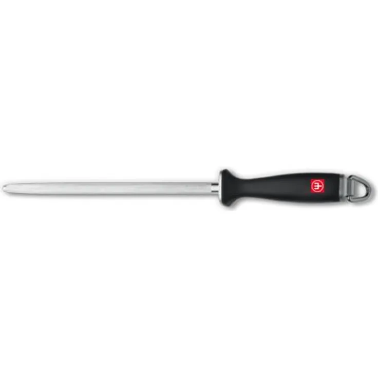 WÜSTHOF Wetzstahl 26 cm (4474-7-26), schwarz, zum Schärfen von hochwertigen Küchenmessern