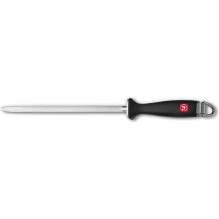 WÜSTHOF Wetzstahl 26 cm (4474-7-26), schwarz, zum Schärfen von hochwertigen Küchenmessern