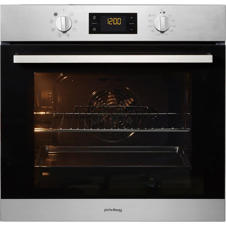 Privileg PBWR6 OH5F IN Einbaugerät-Backofen - A - 71 L - Hydrolyse-Reinigungsfunktion - Multifunktions-Umluftbackofen mit 7 Funktionen - Edelstahl - Turn&Cook - Click&Clean – Bild 4