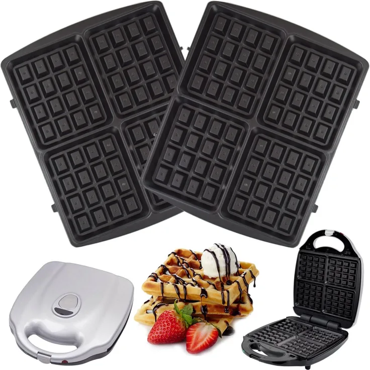 Wechselplatten belgische Waffeln für XXL Chef Maker ZN-2000W