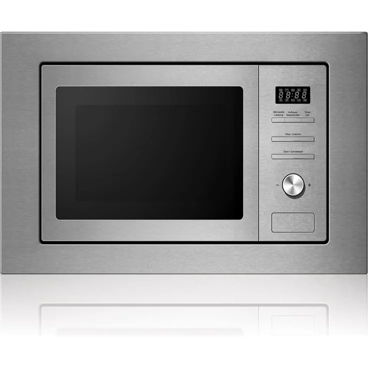 PKM MW820 EBM Mikrowelle, Einbaugerät mit integrierten Rahmen Edelstahl