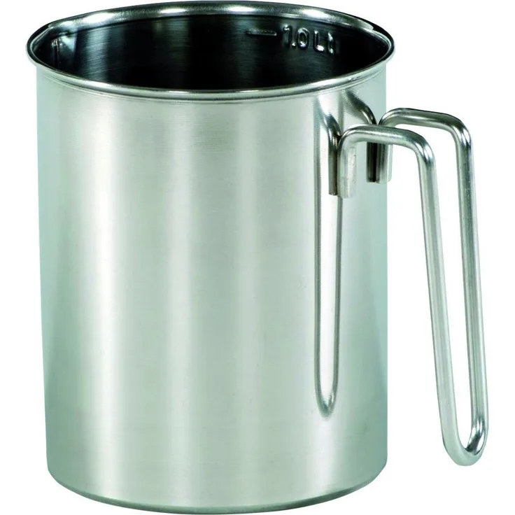 Krüger Litermaß, Edelstahl, Silber, 1l