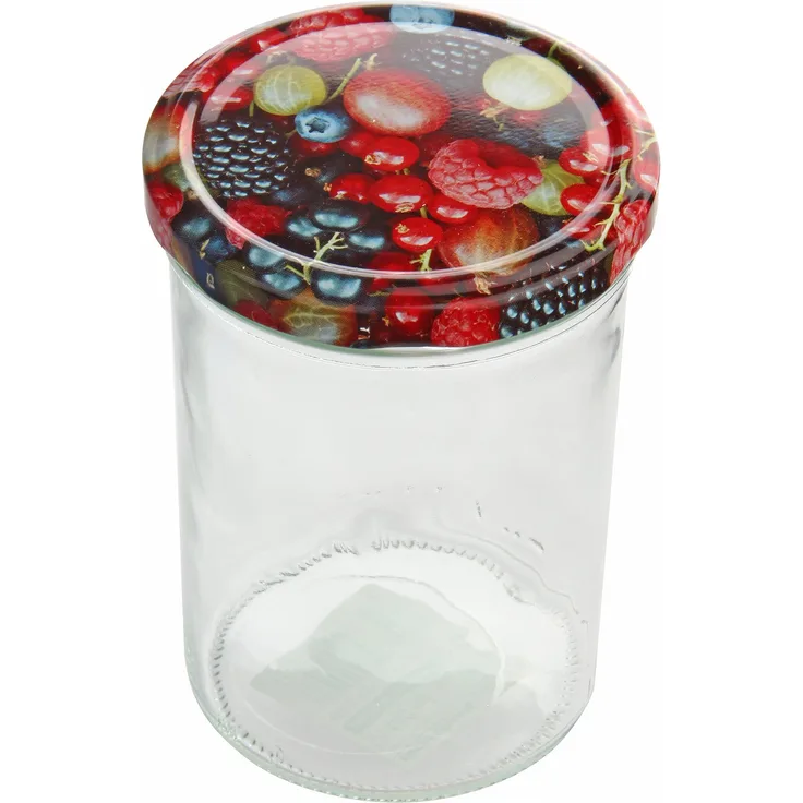 Fackelmann Einmachglas Beerendekor, 440ml