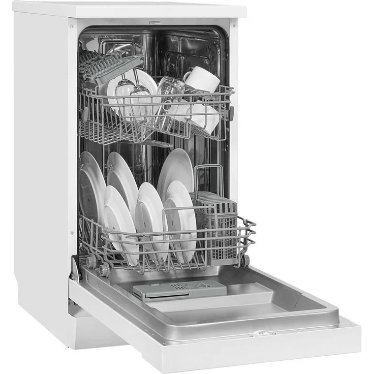 Exquisit GSP 9109-030E weiß, Geschirrspüler, E, Geräuschemissionsklasse C, Geräuschemissionen 49 dB(A) re1 pW – Bild 4