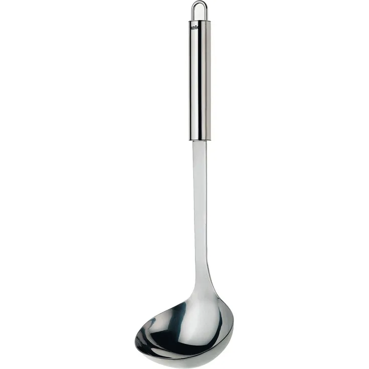 kela Suppenschöpfer Rondo 31cm aus Edelstahl matt, Silber, 31 x 9 x 4 cm