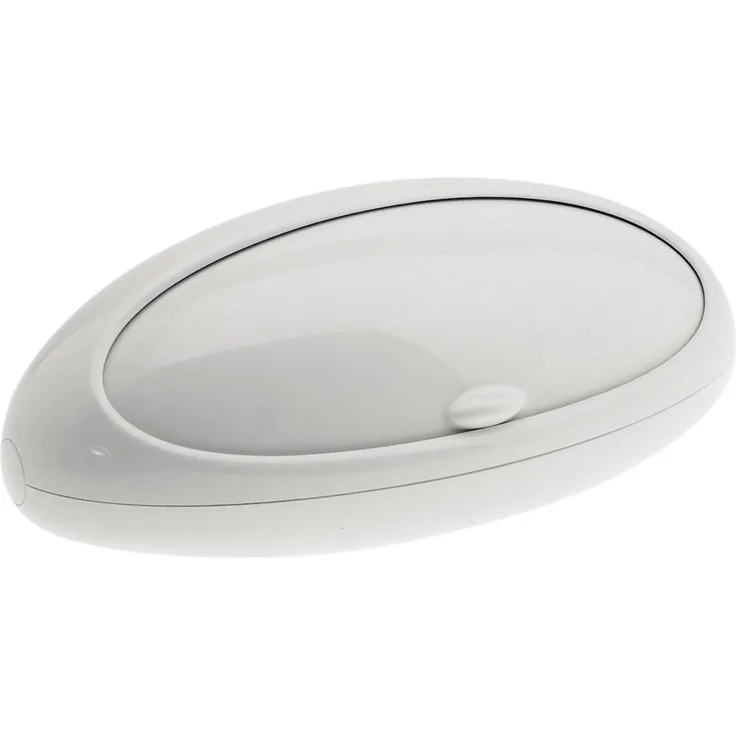 Alessi Gnam ASG22 W Design Brotkasten, Thermoplastisches Harz, weiß