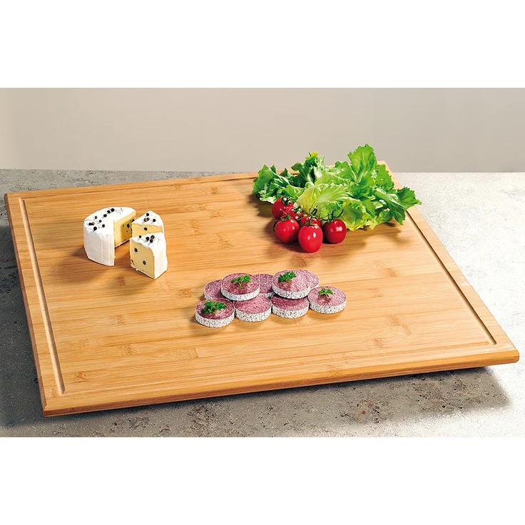 Kesper Herdabdeckplatte, Holz, Braun, 56 x 50 x 4 cm – Bild 3
