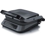 Arendo Kontaktgrill - Elektrogrill - elektrischer Tischgrill mit Digitalsteuerung 1900 W - Sandwichmaker - 7 Programme - antihaft beschichtetes Edelstahl - abnehmbare Platten Abtropfschale - GS