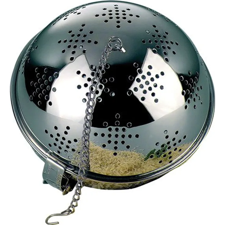 G S D Haushaltsgeräte Reiskugel, Edelstahl, Metall, 14.5 cm
