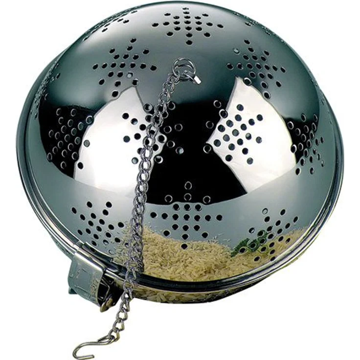 G S D Haushaltsgeräte Reiskugel, Edelstahl, Metall, 14.5 cm – Bild 1