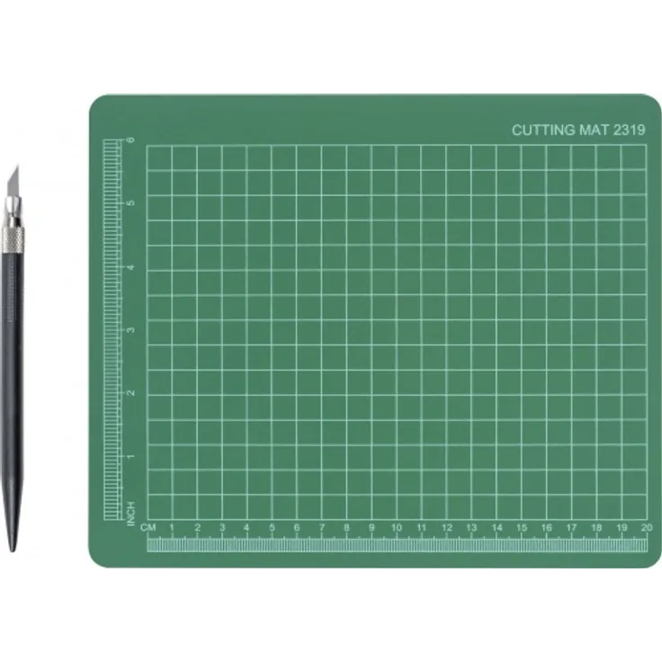 Baier & Schneider Schneidunterlage (Büro) Schneid-Set 19x23cm, Blisterpack zum Hängen, 190 x 230 m