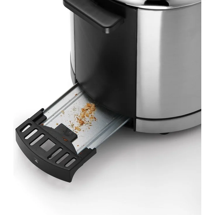 WMF LONO Toaster Doppelschlitz, XXL-Toast Brötchenaufsatz, 7 Bräunungsstufen Überhitzungsschutz 900 W Edelstahl poliert – Bild 5