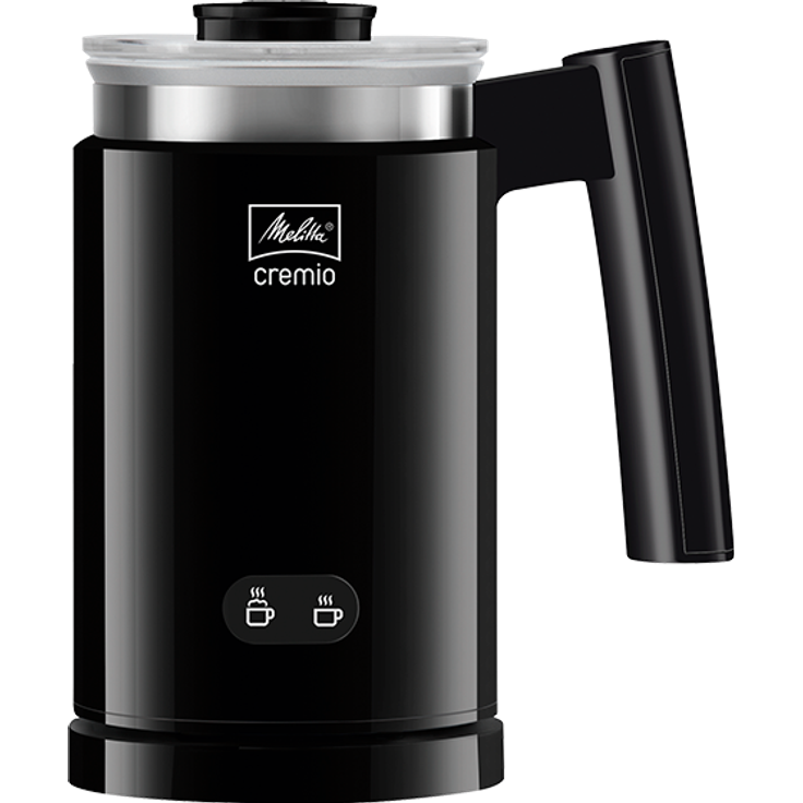 Melitta CREMIO 1014-02 Milchschäumer, 450W, 150ml Milchschaum, für kalte und warme Milch, antihaftbeschichteter Behälter, perfekter, feinporiger Milchschaum, schwarz – Bild 3