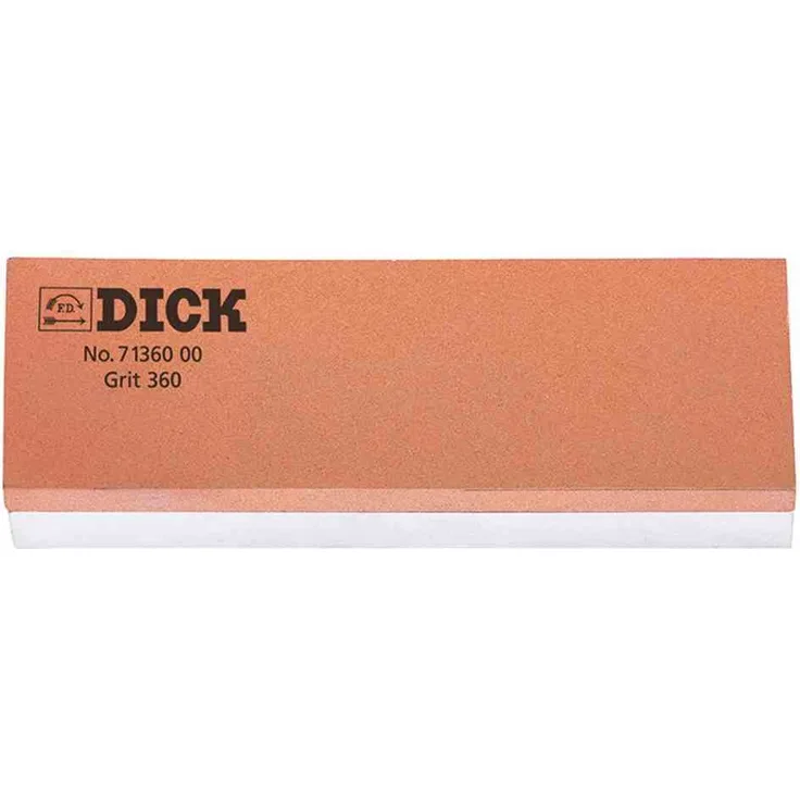 Dick Abziehstein, Stein, Orange/weiß, 20 x 5 x 2.5 cm