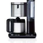 Bosch TKA8653 Styline Filterkaffeemaschine, Thermokanne, autom. Anpassung Brühzeit, abnehmbarer Wassertank (1 L), 1100 W, schwarz
