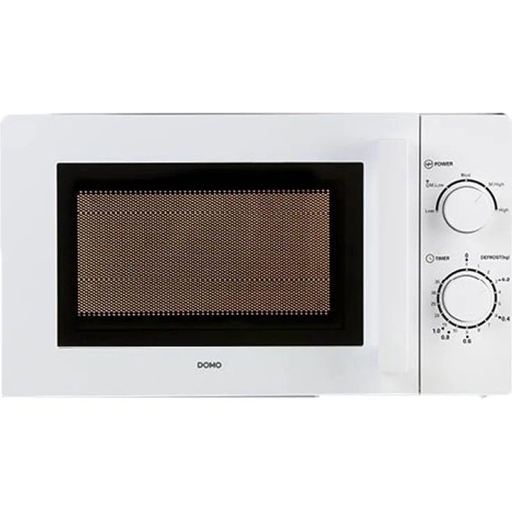 Domo DO2329 Mikrowelle, Standgerät, 20 Liter Garraum, 700 Watt, weiß