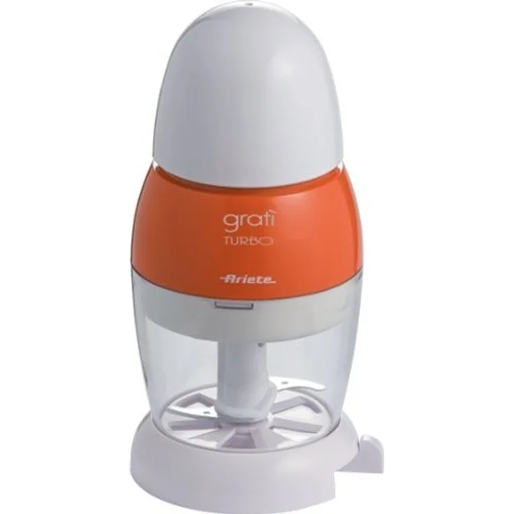 DeLonghi Ariete 439 Grati Turbo Käsereibe und Chopper mit Behälter - 200 Watt