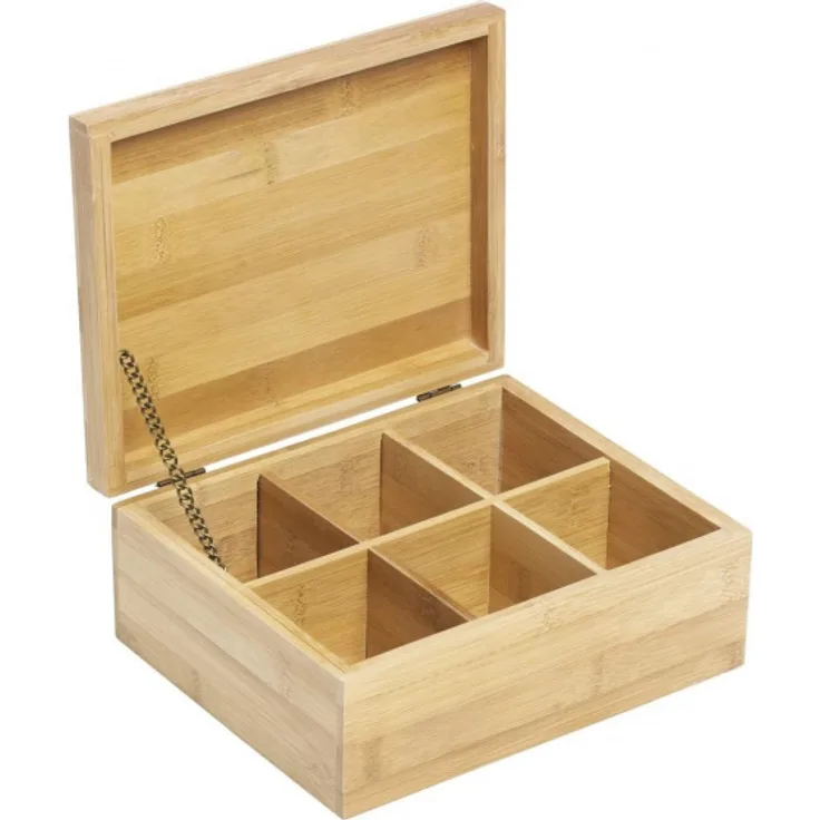 TOM Teebox Bambus 6 Fächer