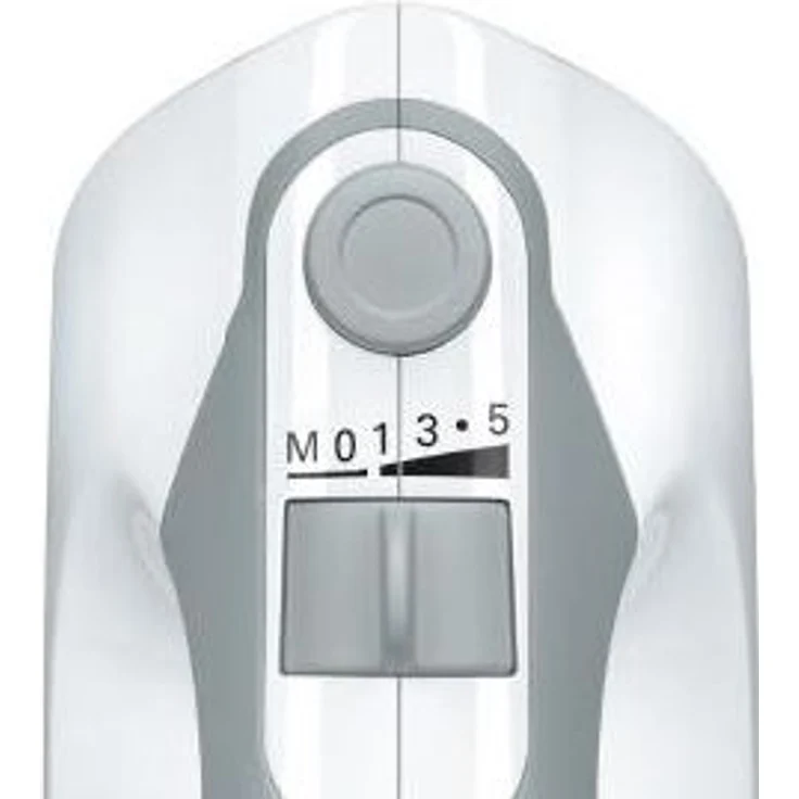 Bosch MFQ36440 ErgoMixx Handrührer (450 W, spülmaschinengeeignet, ergonomische Form, leise, geringes Gewicht, hitzebeständiger Mixfuß, Mixbecher) weiß – Bild 8