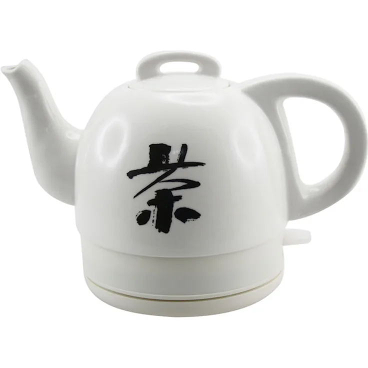 Emerio Wasserkocher, 1.0L, Keramik, weiß, 1500W