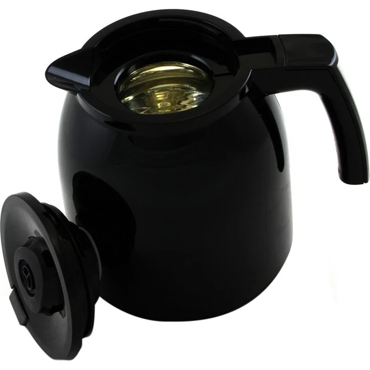 Melitta Easy Therm 1010-06, Filterkaffeemaschine mit Thermkanne, Kompaktes Design, Schwarz – Bild 2